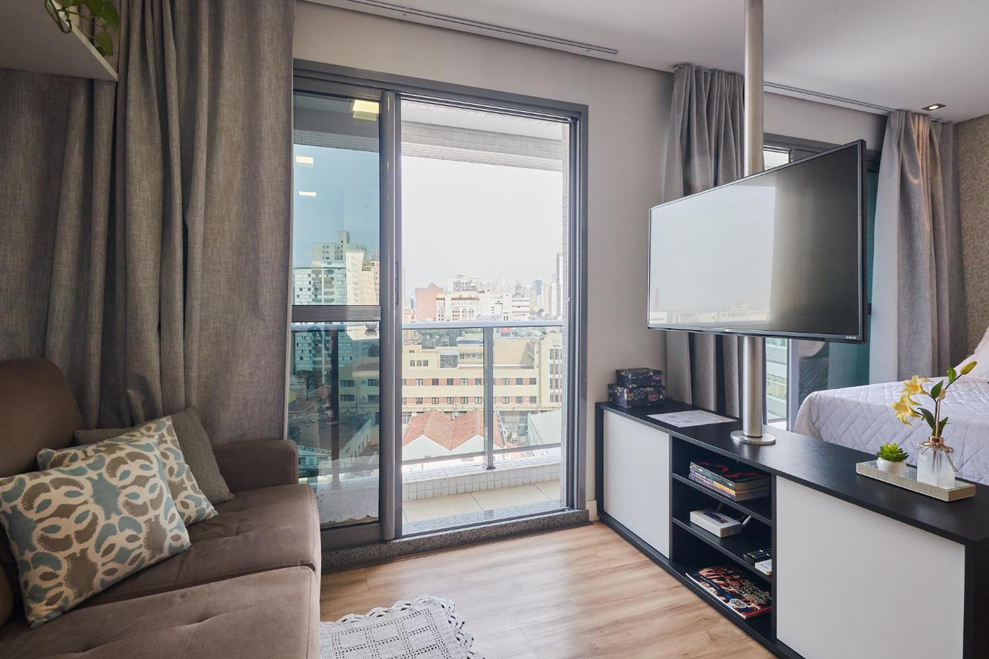 Estudio Aconchegante No Centro De Curitiba - Ar Condicio E Localizacao Perfeita! Zewnętrze zdjęcie