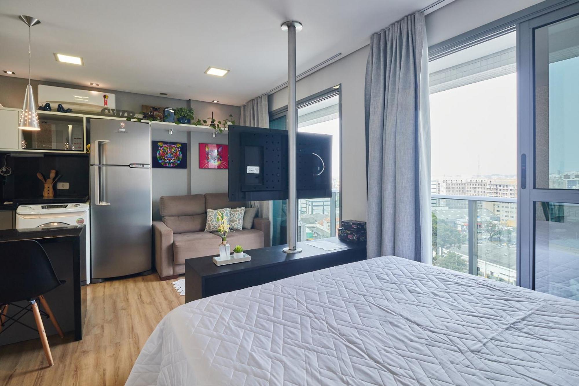 Estudio Aconchegante No Centro De Curitiba - Ar Condicio E Localizacao Perfeita! Zewnętrze zdjęcie